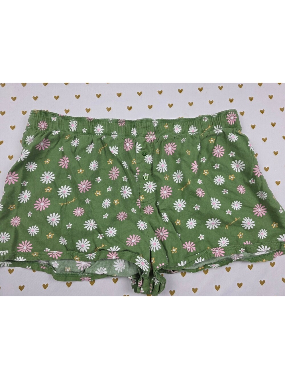 Victorias Secret PINK Floral Large Sleep Shorts Boxers Pajama Bottoms